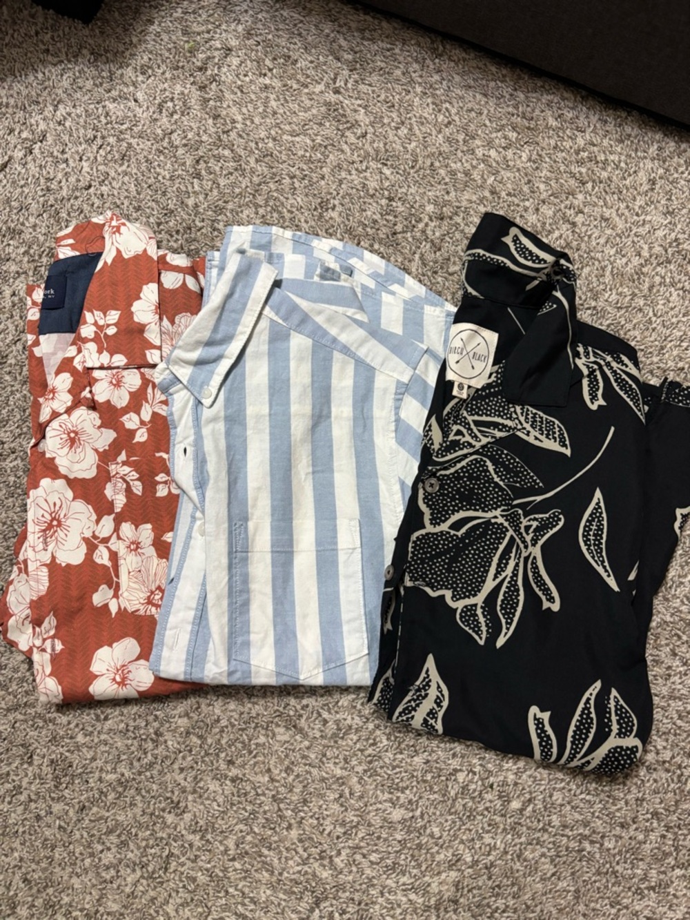 Men’s floral vacation shirt bundle
